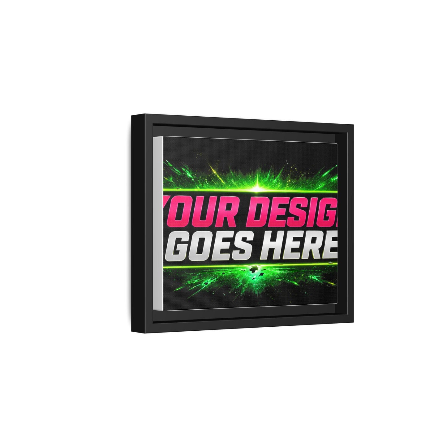 Template  Merch Wars Product #036 Framed Matte Canvas Wall Art —