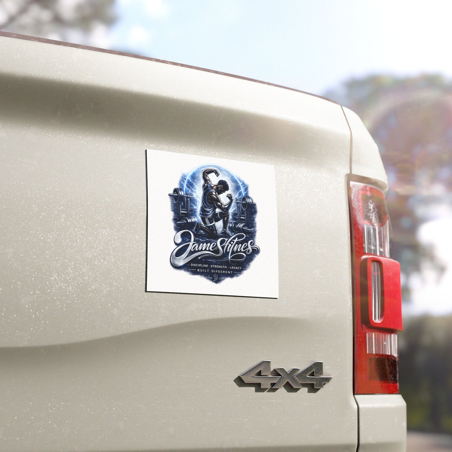 USA ONLY/Merch Wars Product #037: Custom Racing Car Magnet — by James Fitness