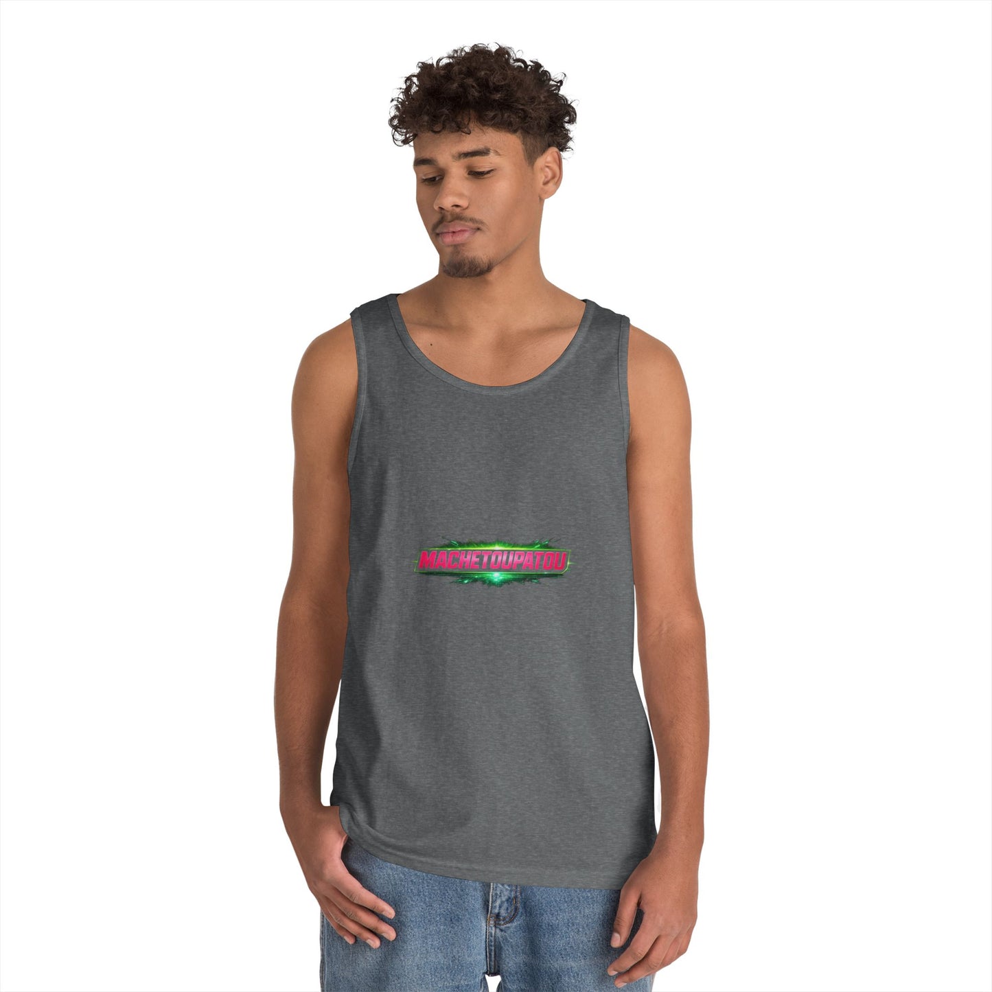 Template Merch Wars Product 006 Tank Top / Gildan 5200/ Size: 3000X3413 px