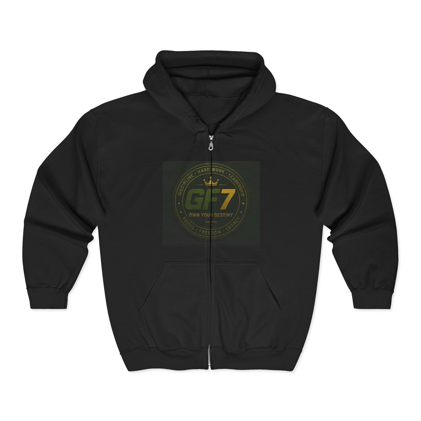 Merch Wars Product 012 Zip Hoodie Pullover/  Gildan 18600/ Size: 4500X3000 px  V1 by Fredo