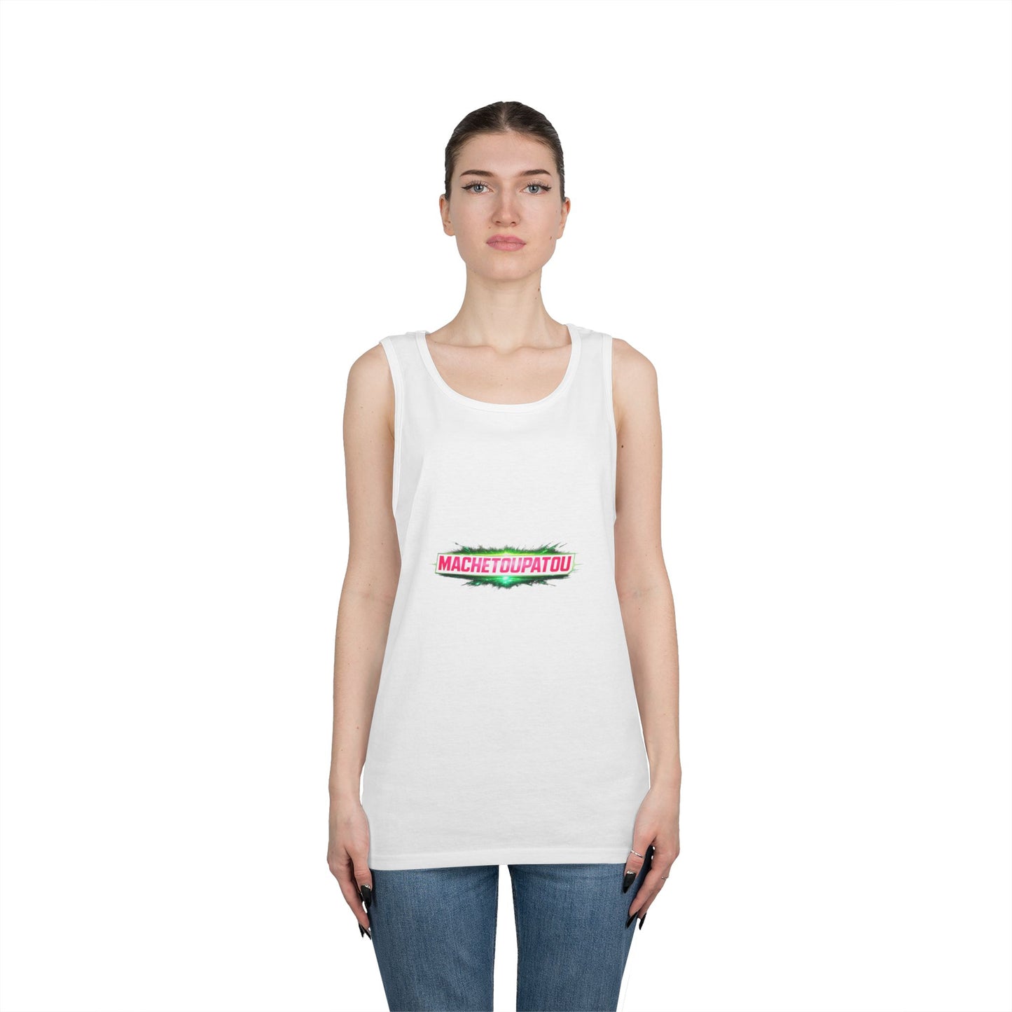 Template Merch Wars Product 006 Tank Top / Gildan 5200/ Size: 3000X3413 px
