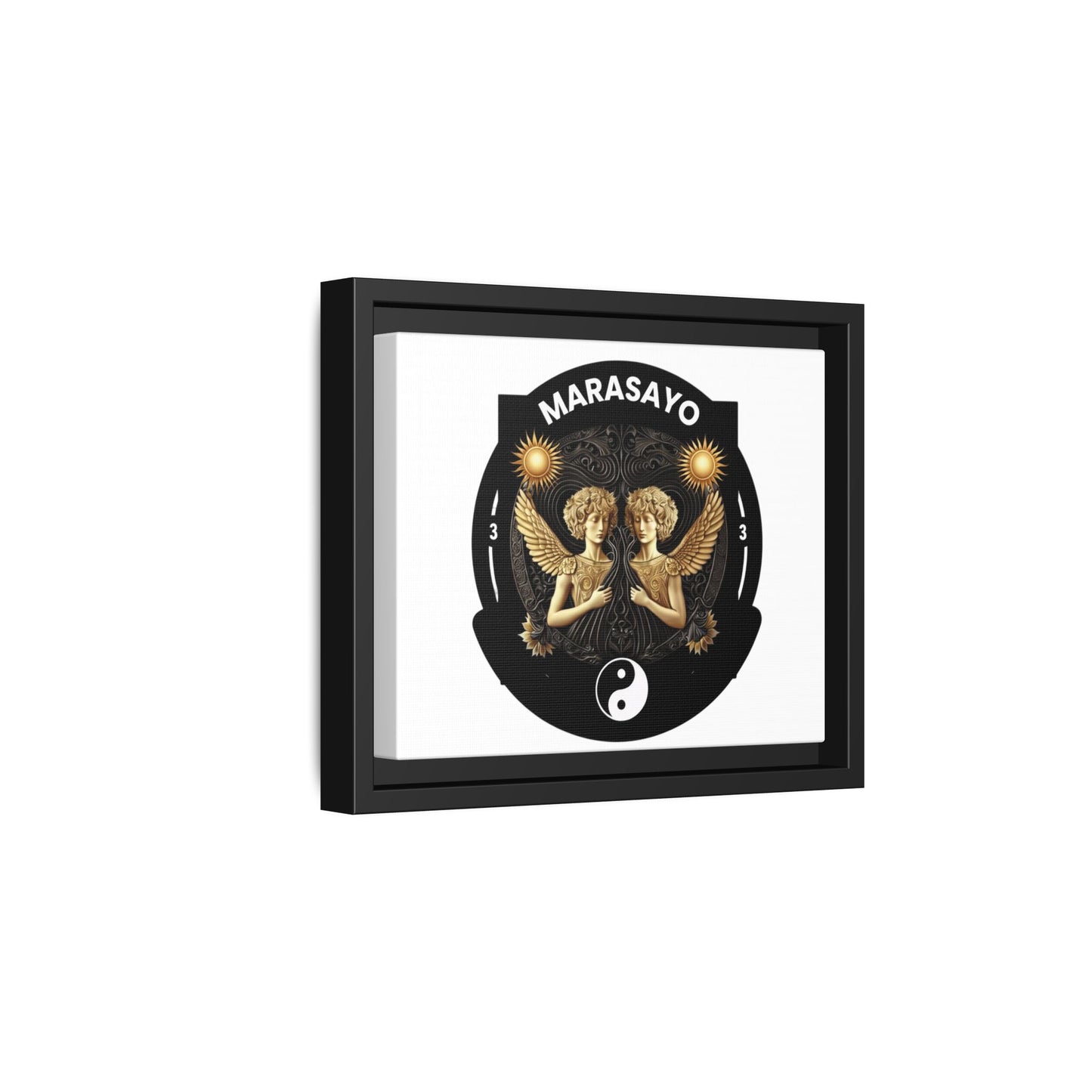 Merch Wars Product 002 : Matte Canvas, Framed (Multi-color) / Desing (3000X2400 px) / Multiple Colors / by Marasa Yo V1