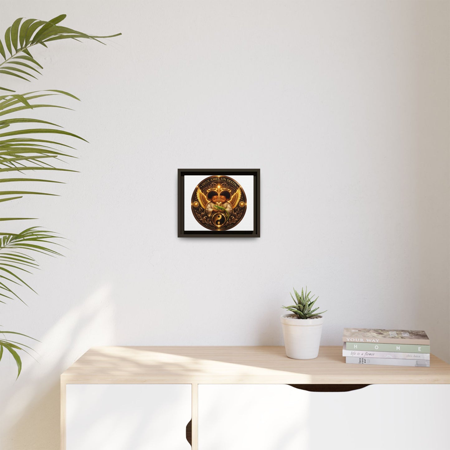 Merch Wars Product 002 : Matte Canvas, Framed (Multi-color) / Desing (3000X2400 px) / Multiple Colors by Marasa Yo V2