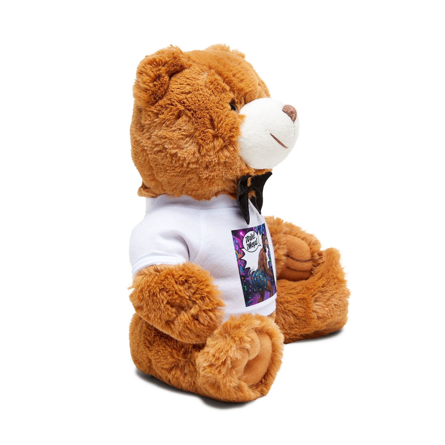 Merch Wars Product #030 Teddy Bear Plush with Personalized T-Shirt by El Negro Chocolate V1