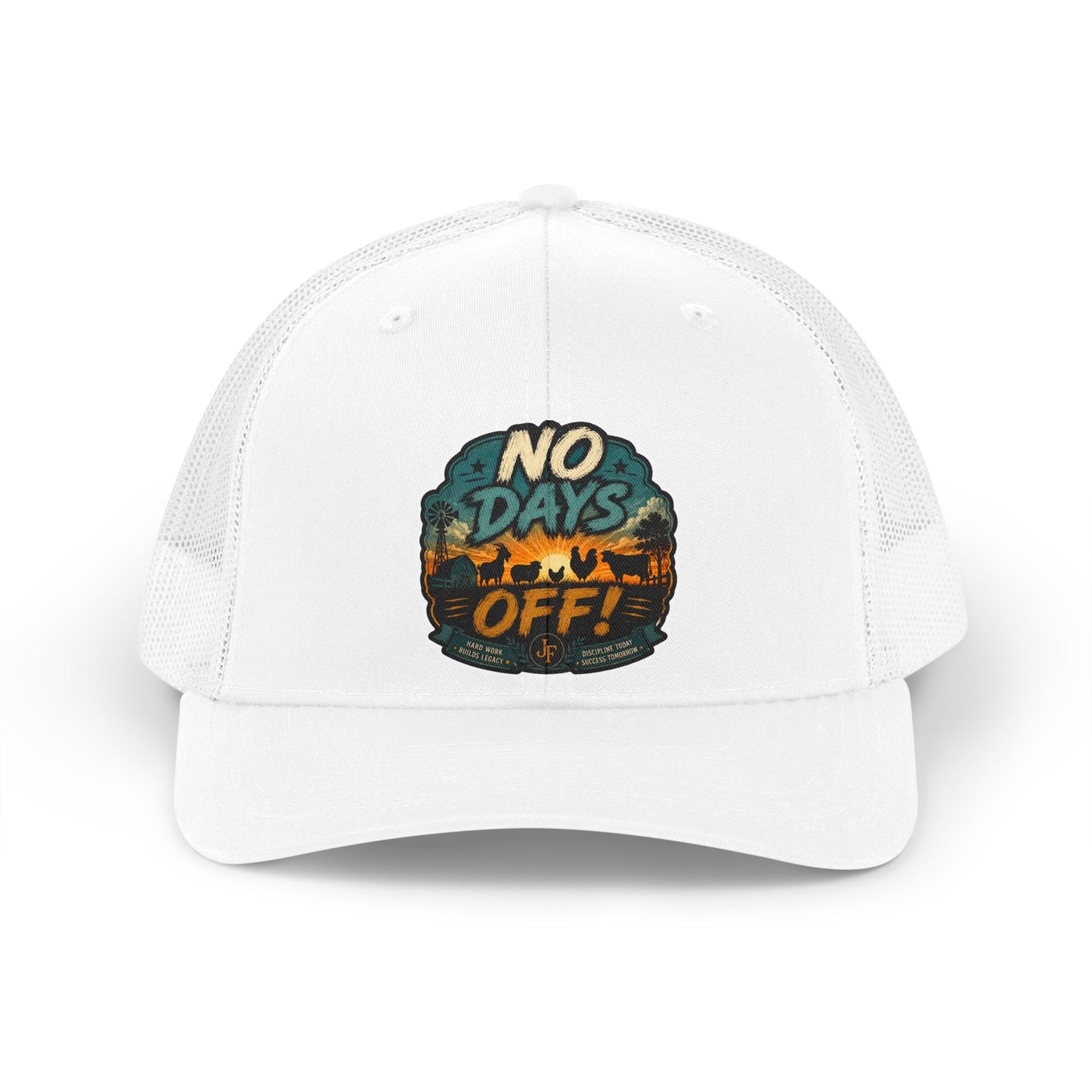 Merch Wars Product 015 -Trucker Hat V3 — Retro  Mesh Cap by Jay Fortune
