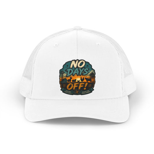 Merch Wars Product 015 -Trucker Hat V3 — Retro  Mesh Cap by Jay Fortune
