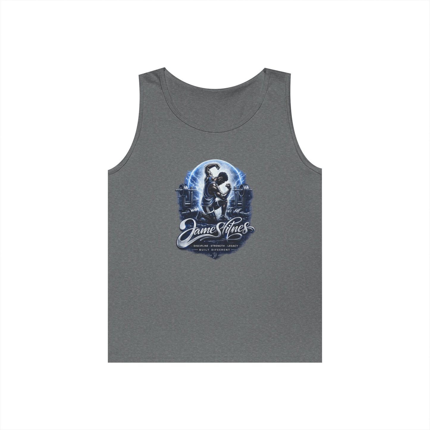 Merch Wars Product 006 Tank Top / Gildan 5200/ Size: 3000X3413 px by James Fitness