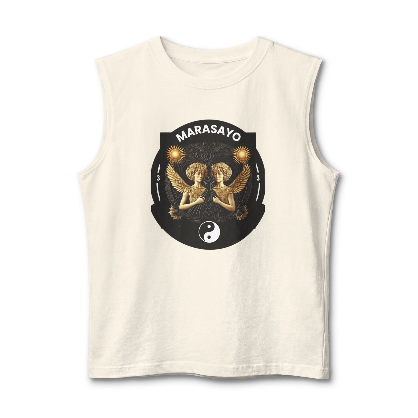 Merch Wars Season 3 Product 008 Graphic Muscle Tank — by Marasa Yo V3
