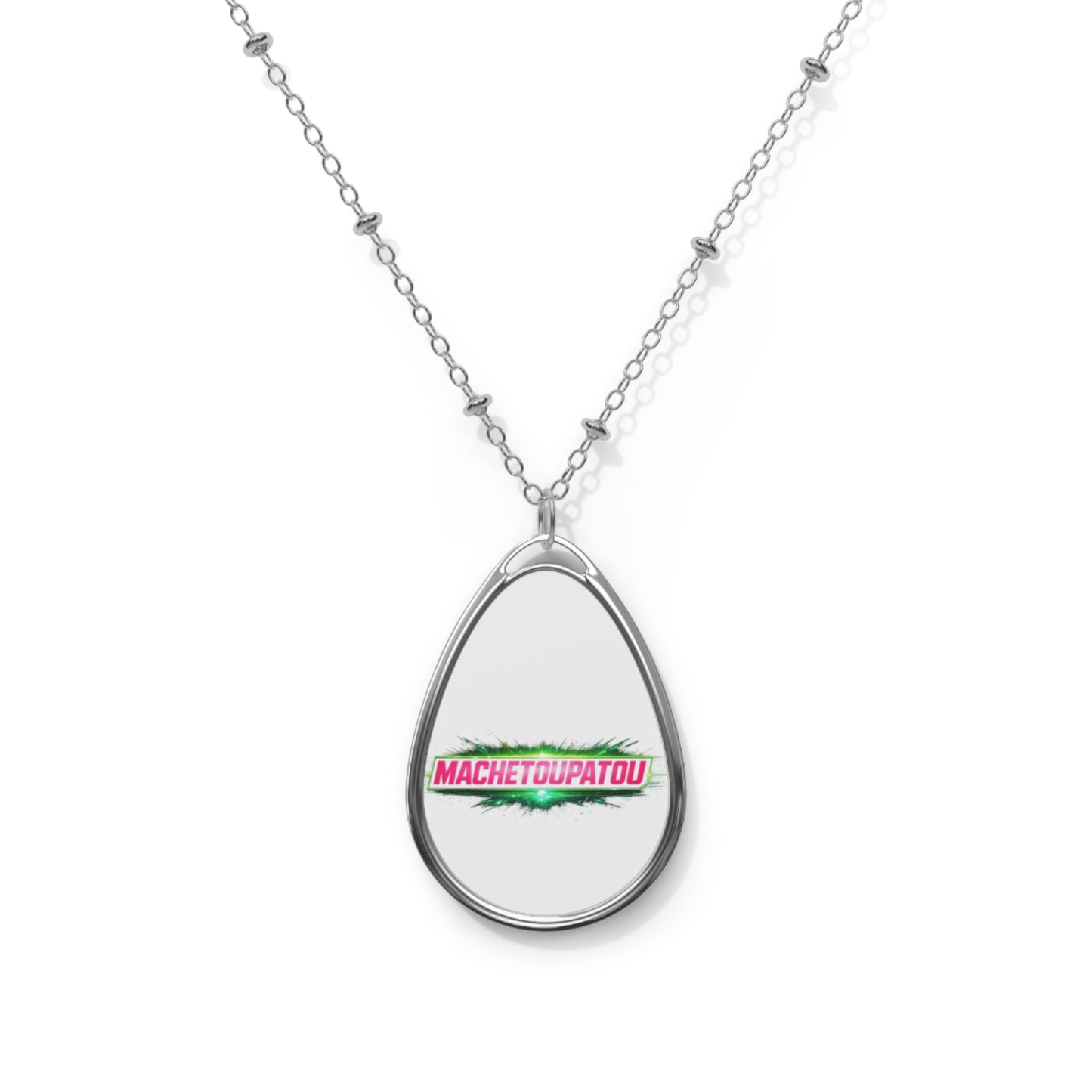 MT TEMPLATE/ USA ONLY/ MERCH WARS/  Oval Pendant Necklace #JEWEL001 - by