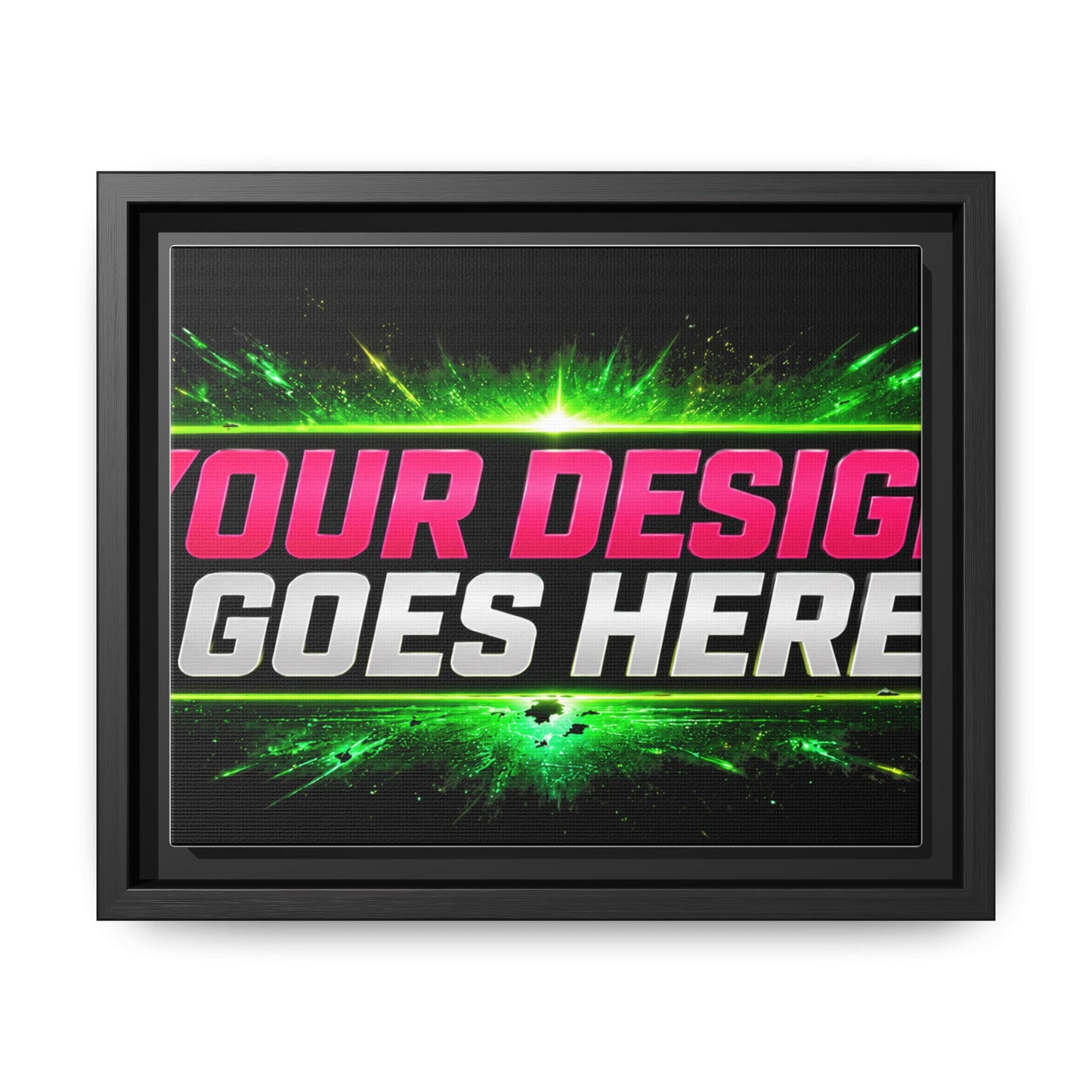 Template  Merch Wars Product #036 Framed Matte Canvas Wall Art —