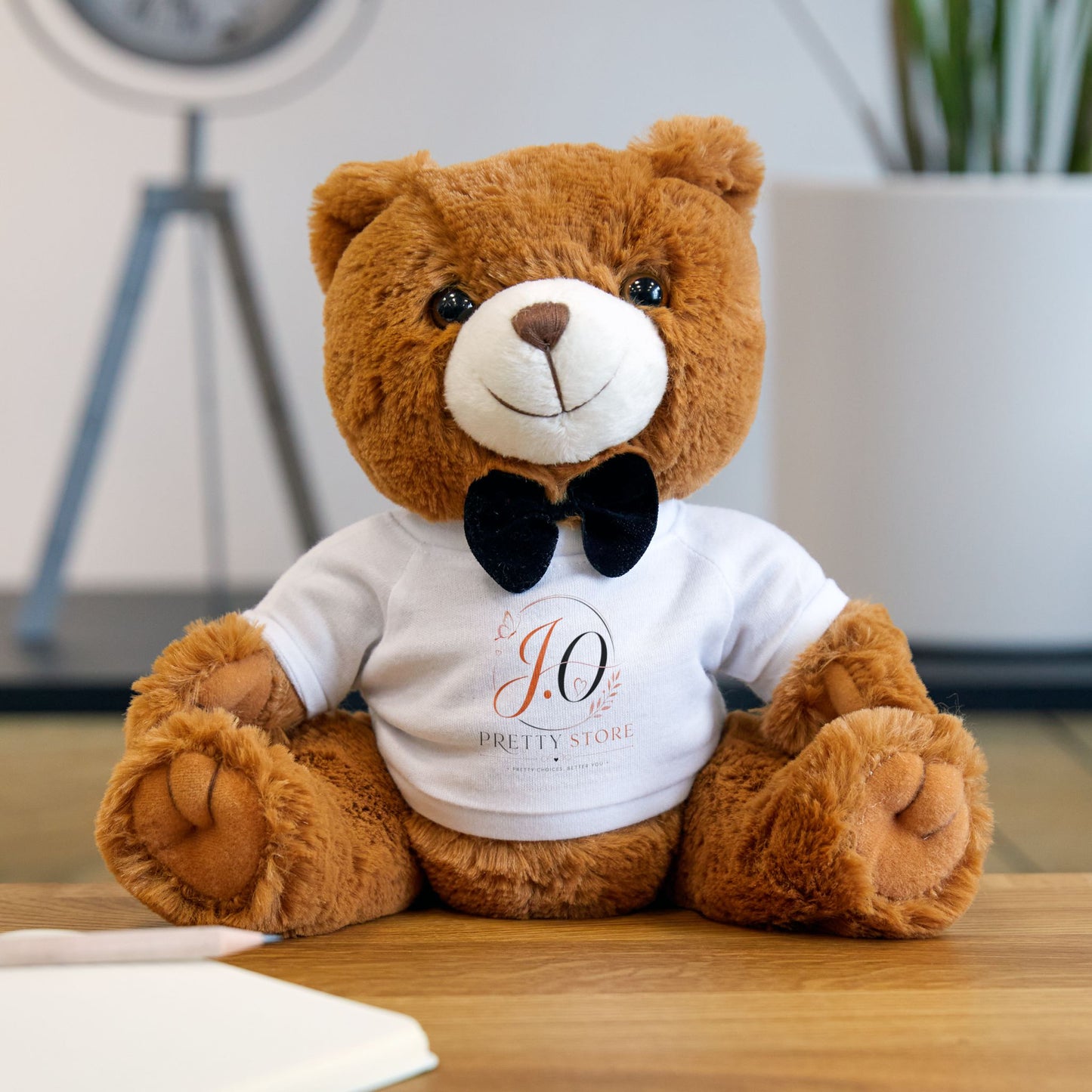 Merch Wars Product #030 Customizable Teddy Bear Plush with Personalized T-Shirt by Jo Pretty Store V1