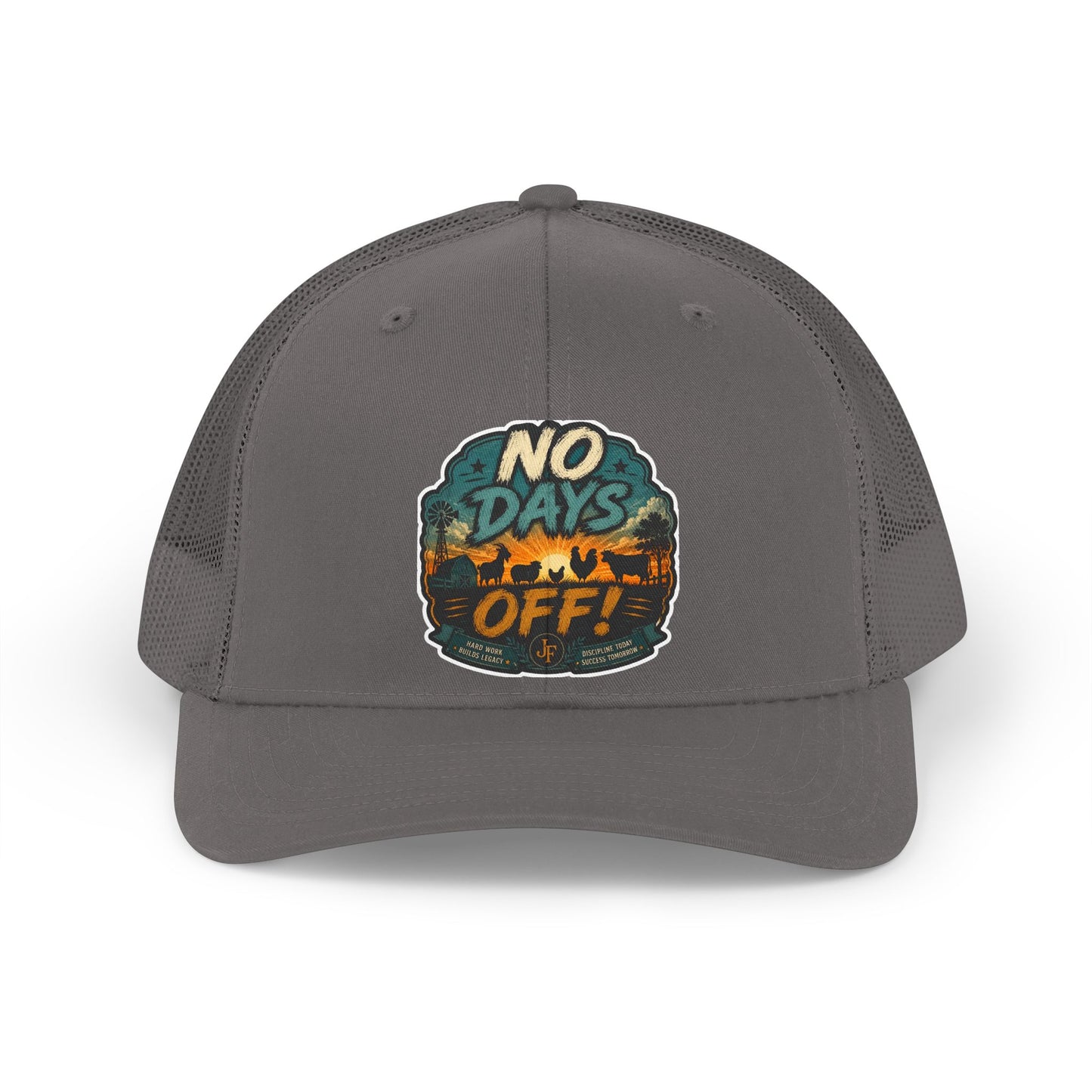 Merch Wars Product 015 -Trucker Hat V3 — Retro  Mesh Cap by Jay Fortune