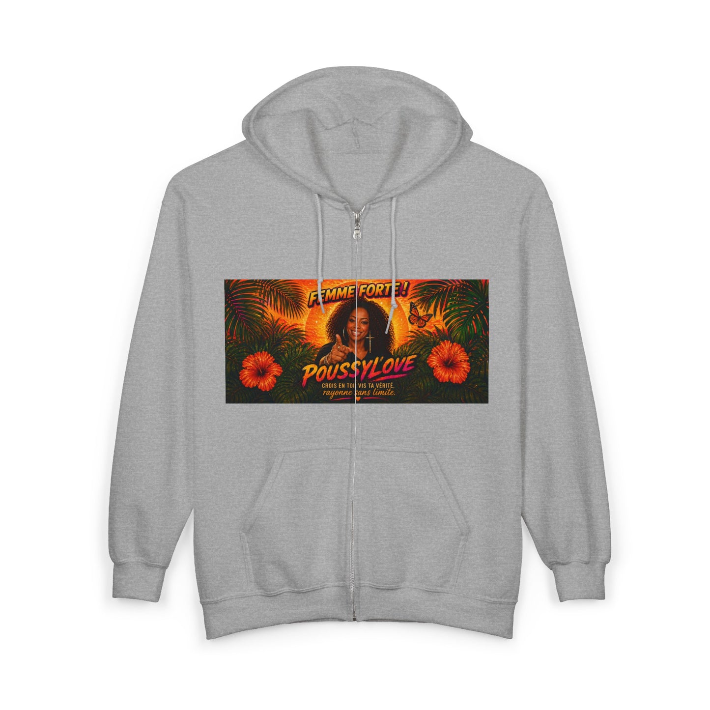 Merch Wars Product 012 Zip Hoodie Pullover/  Gildan 18600/ Size: 4500X3000 px By Poussylove