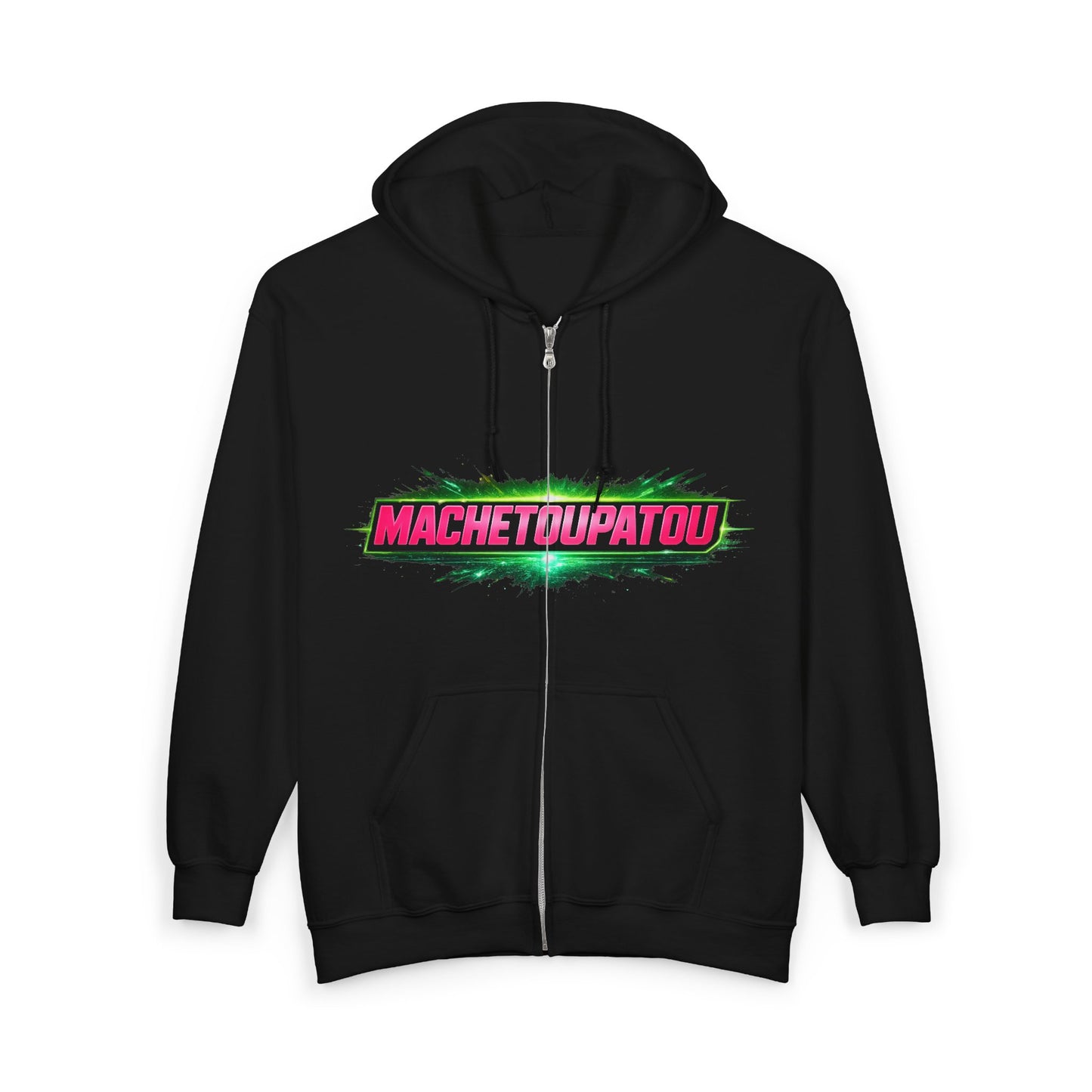 Template Merch Wars Product 012 Zip Hoodie Pullover/  Gildan 18600/ Size: 4500X3000 px