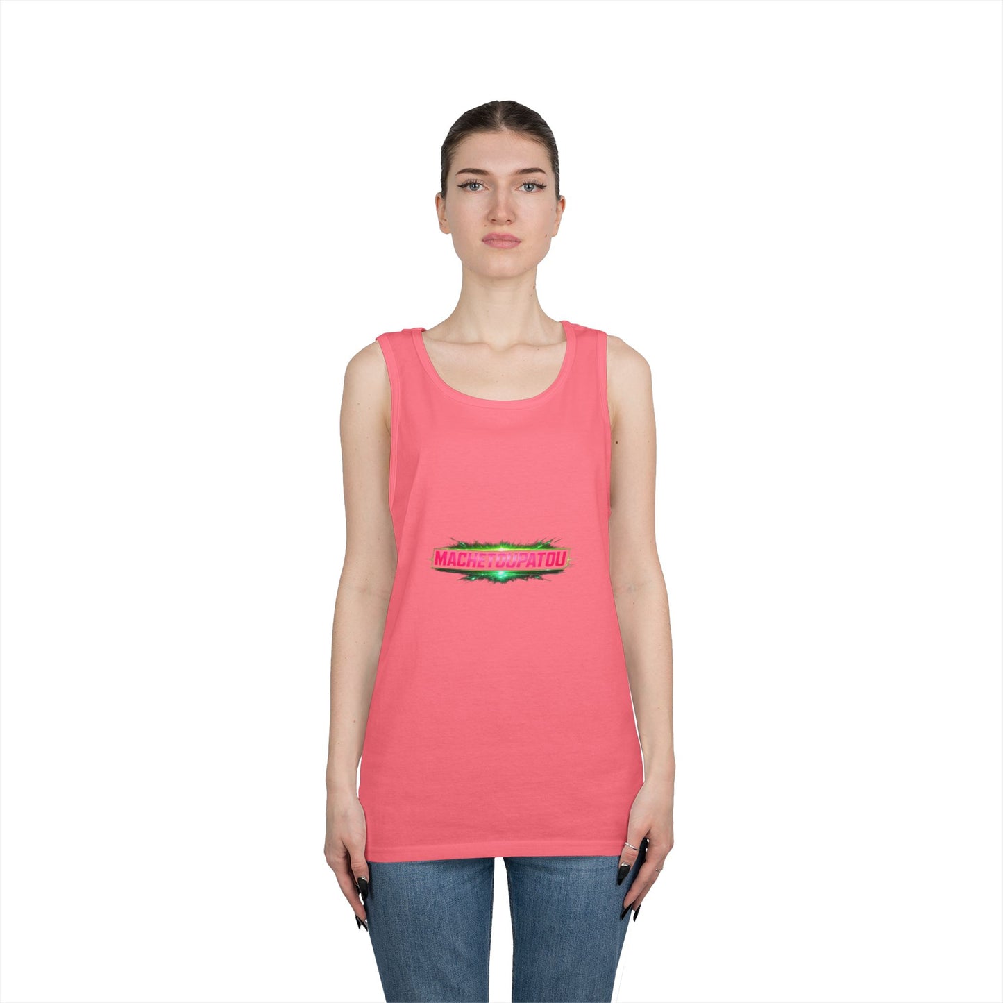 Template Merch Wars Product 006 Tank Top / Gildan 5200/ Size: 3000X3413 px