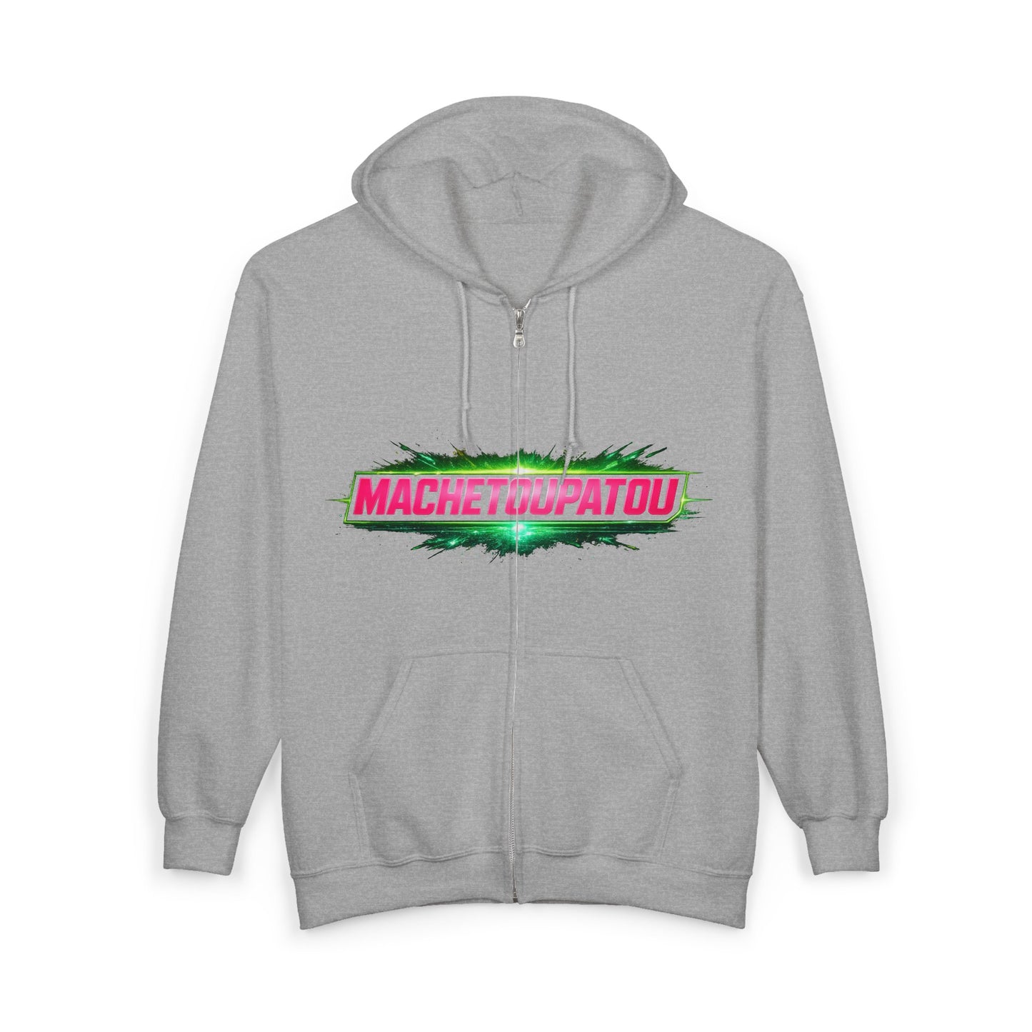 Template Merch Wars Product 012 Zip Hoodie Pullover/  Gildan 18600/ Size: 4500X3000 px