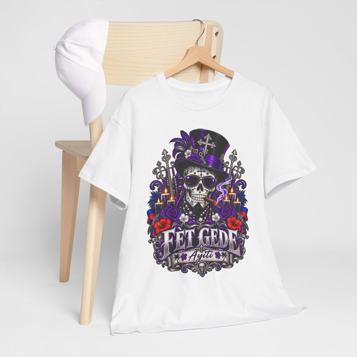 Kilti Ayisyen: Fèt GEDE T-shirt (USA Market)
