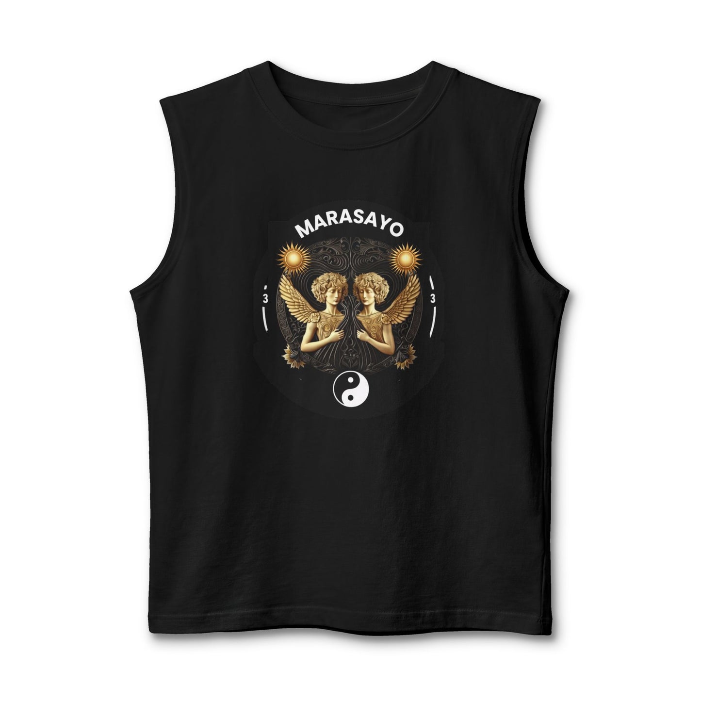 Merch Wars Season 3 Product 008 Graphic Muscle Tank — by Marasa Yo V3