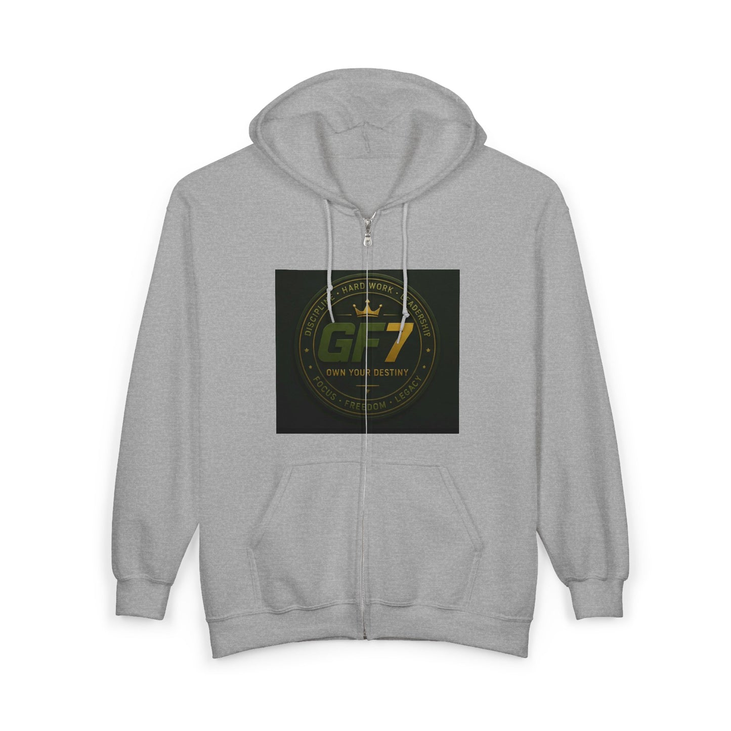 Merch Wars Product 012 Zip Hoodie Pullover/  Gildan 18600/ Size: 4500X3000 px  V1 by Fredo