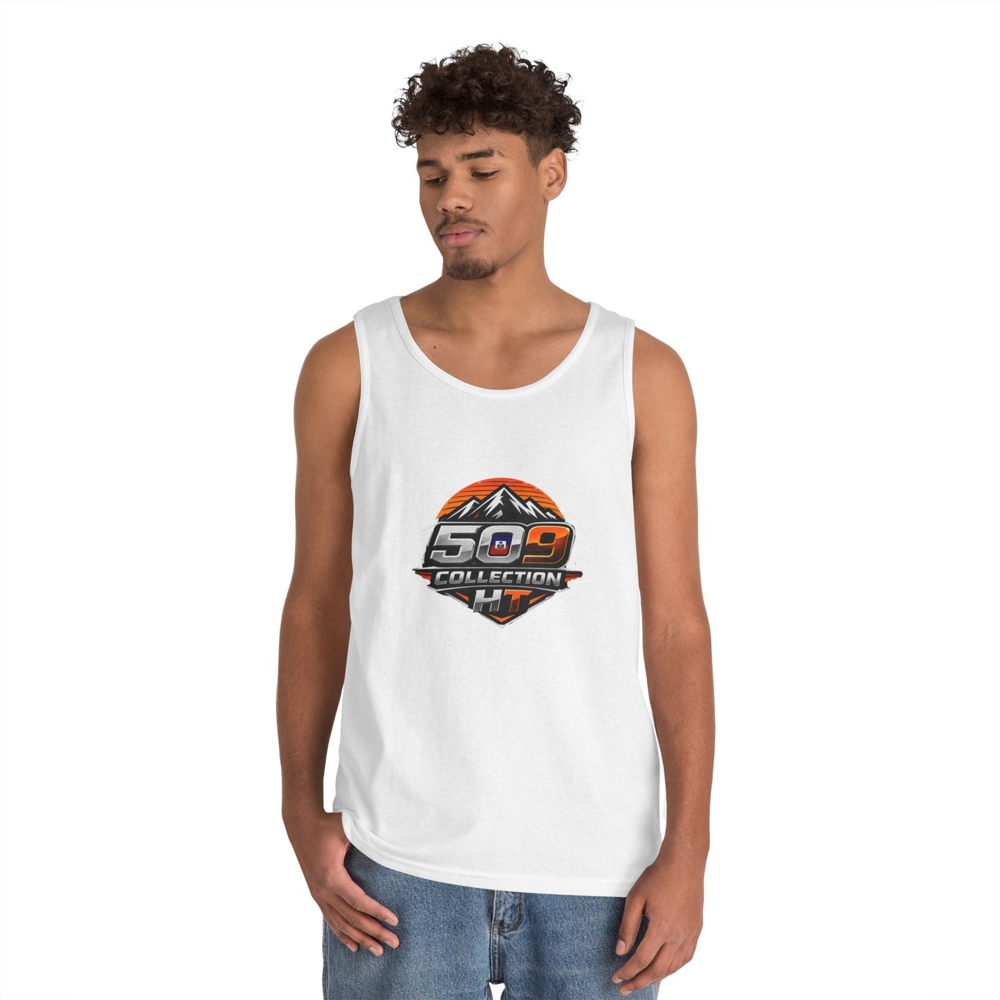 Merch Wars Product 006 Tank Top / Gildan 5200/ Size: 3000X3413 px by Glory to Lord