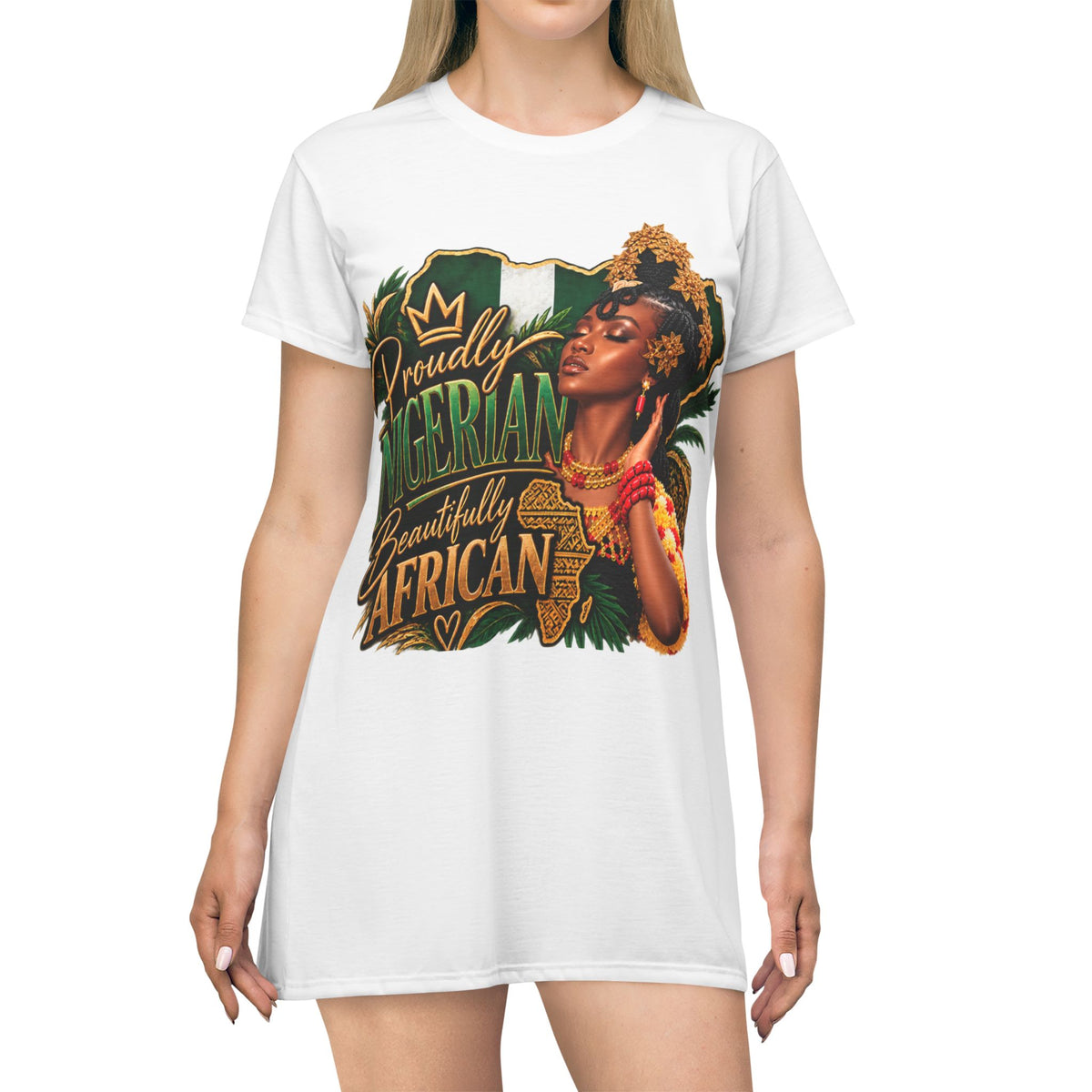 SheIsBlxn : T‑Shirt Dress #APP015-1