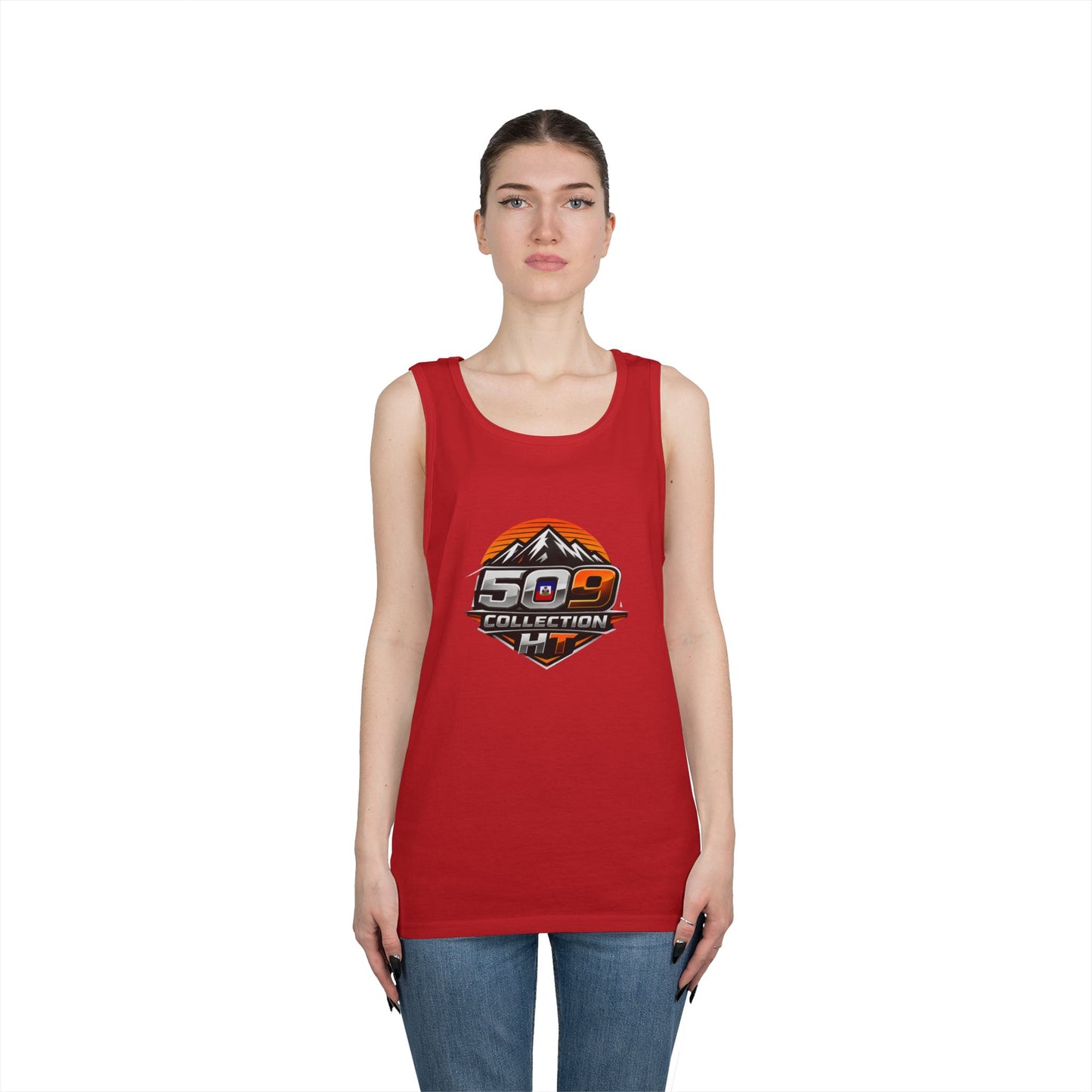 Merch Wars Product 006 Tank Top / Gildan 5200/ Size: 3000X3413 px by Glory to Lord