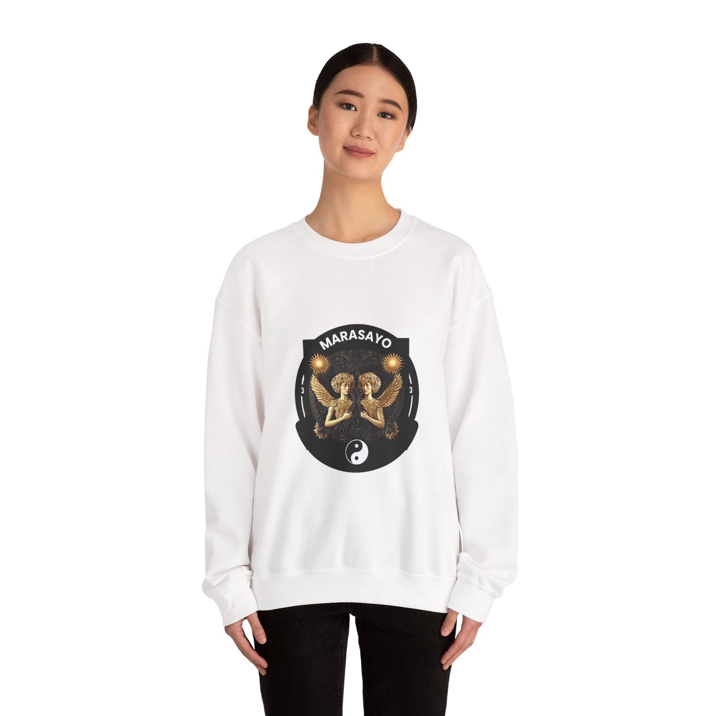 Merch Wars Product 013 Crewneck Sweatshirt/ Gildan 18000/ Size: 3852X4398 px by Marasa yo V1