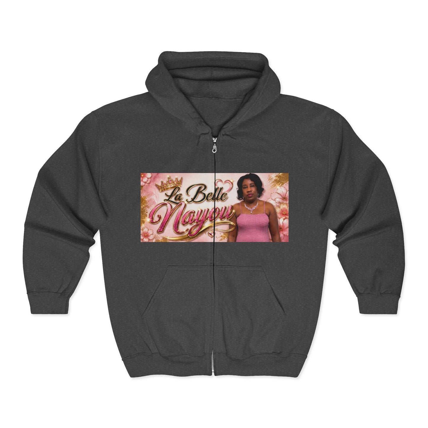 Merch Wars Product 012 Zip Hoodie Pullover/  Gildan 18600/ Size: 4500X3000 px by La Belle Nayou