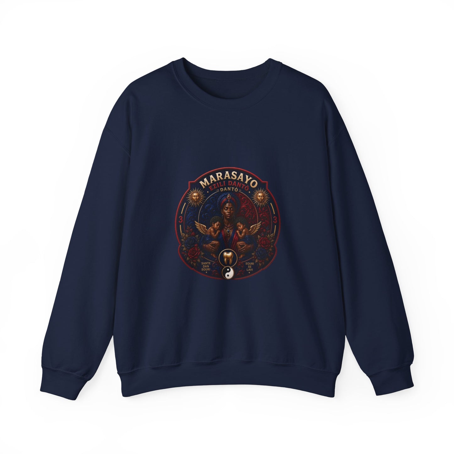 Merch Wars Product 013 Crewneck Sweatshirt/ Gildan 18000/ Size: 3852X4398 px by Marasa yo V3