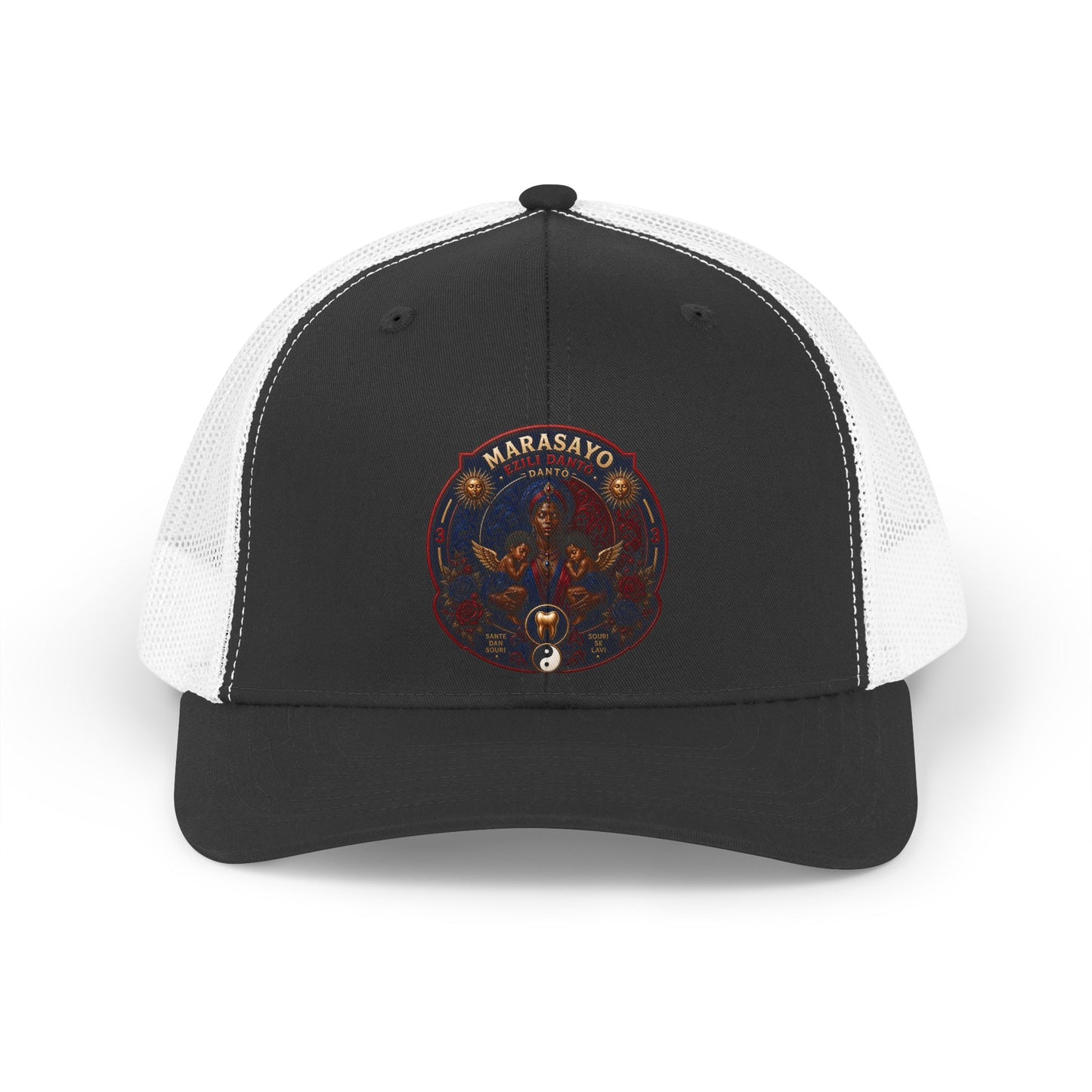 Merch Wars Product 015 -Trucker Hat — Retro  Mesh Cap by Marasa Yo V3