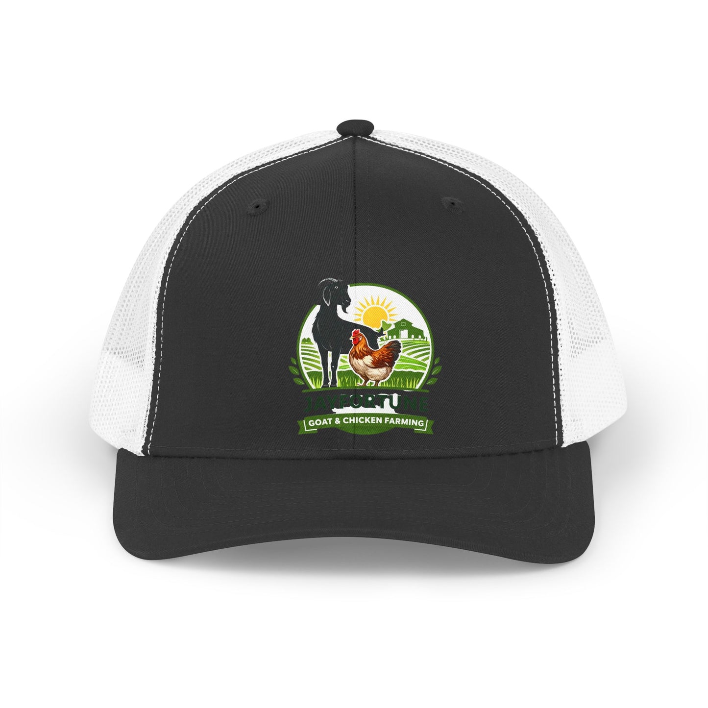 Merch Wars Product 015 -Trucker Hat V2 — Retro  Mesh Cap by Jay Fortune