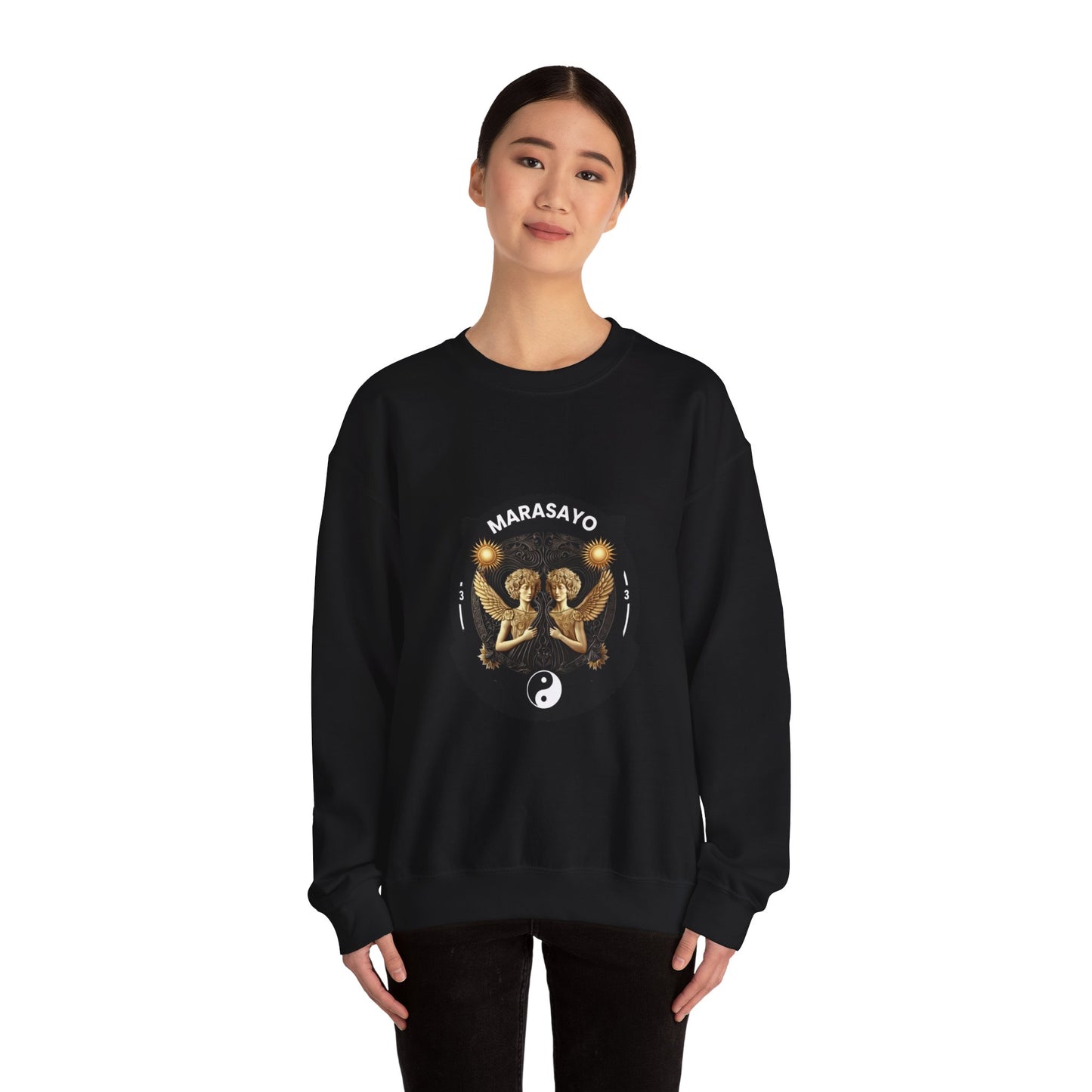 Merch Wars Product 013 Crewneck Sweatshirt/ Gildan 18000/ Size: 3852X4398 px by Marasa yo V1