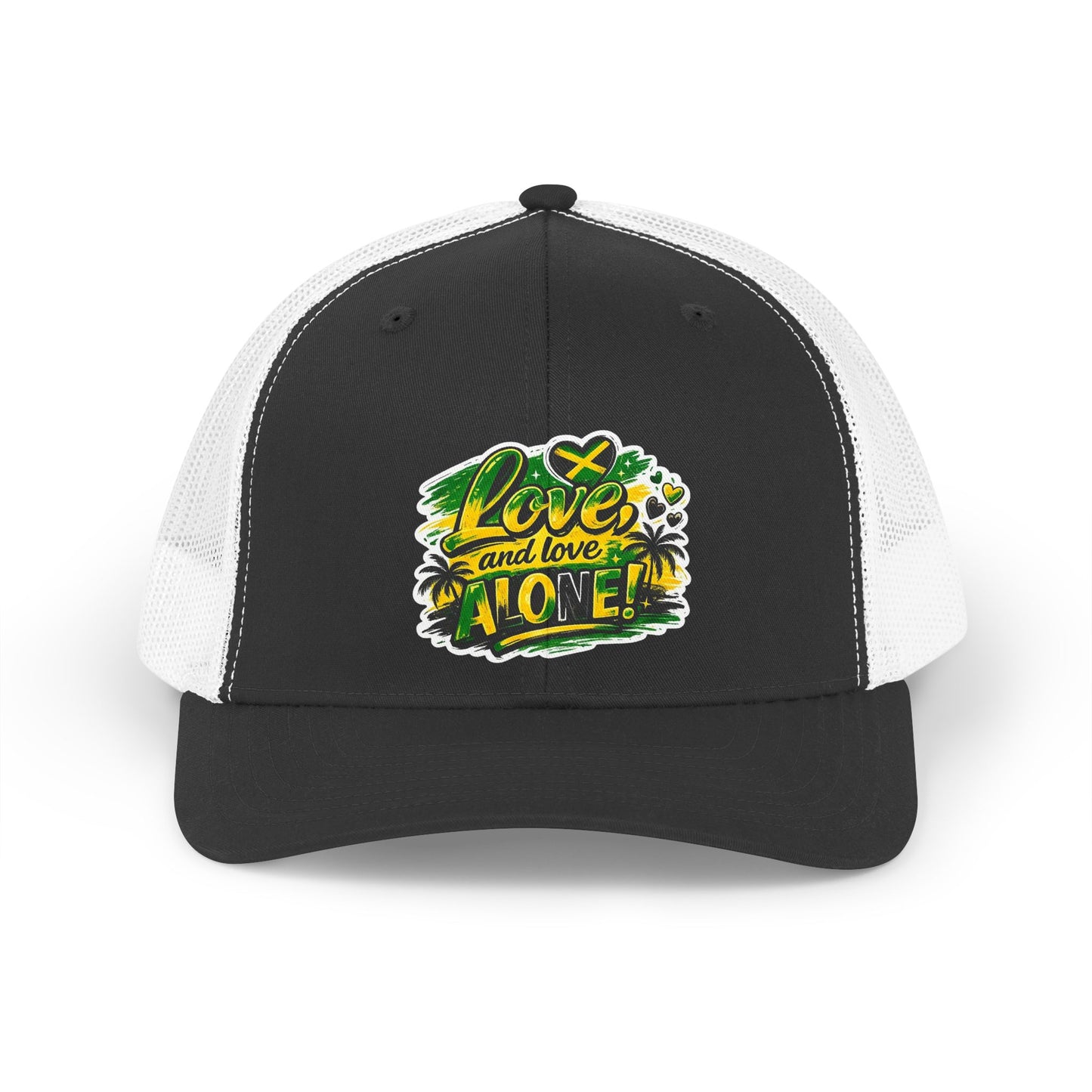 Merch Wars Product 015 -Trucker Hat V1 — Retro  Mesh Cap by Jay Fortune