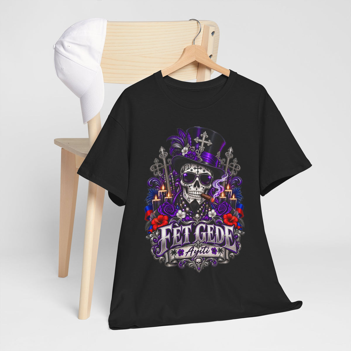 Kilti Ayisyen: Fèt GEDE T-shirt (USA Market)