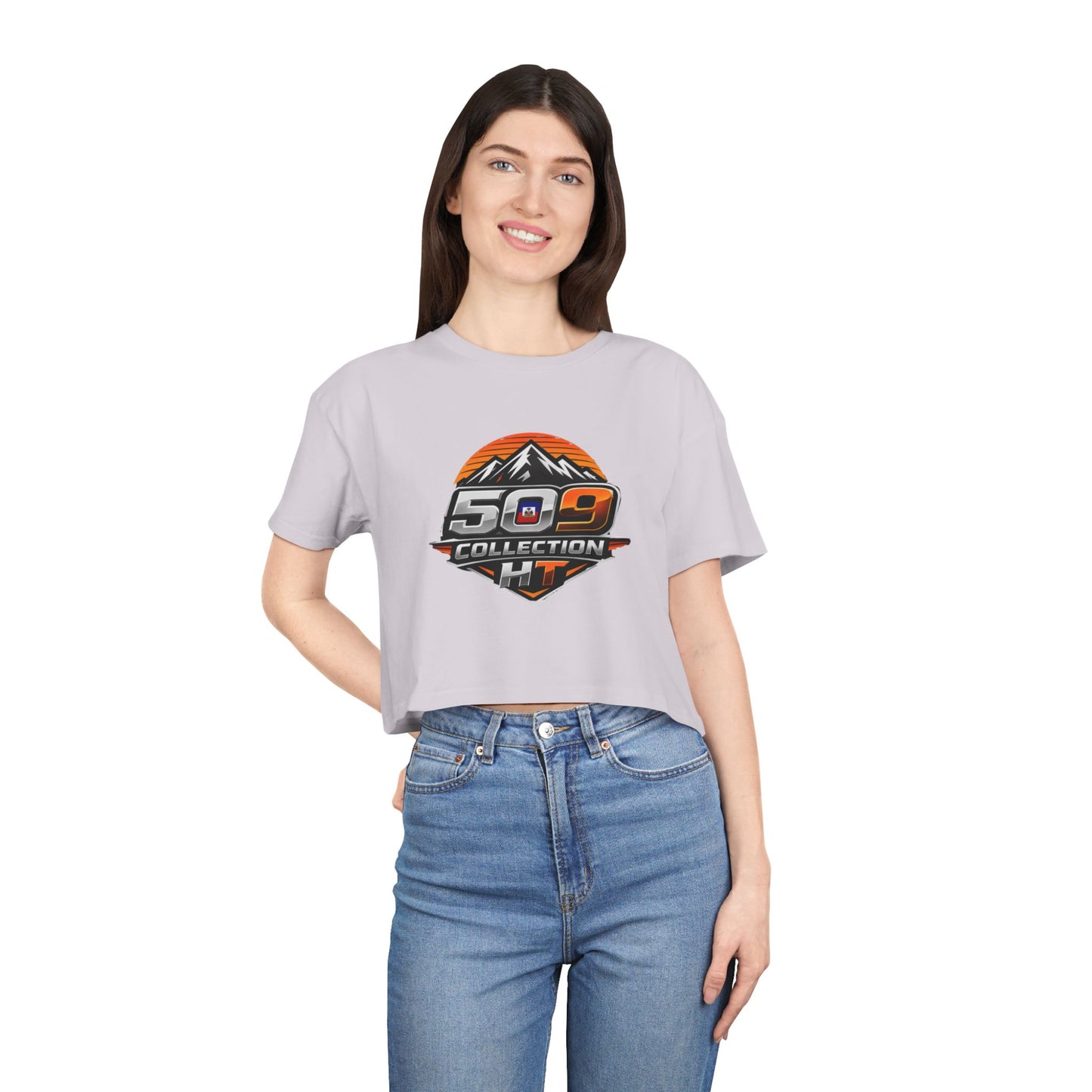 Merch Wars Product 005 Women's Crop Tee/ AS Colour 4062/ size: 3425X2929 px by Glory to Lord
