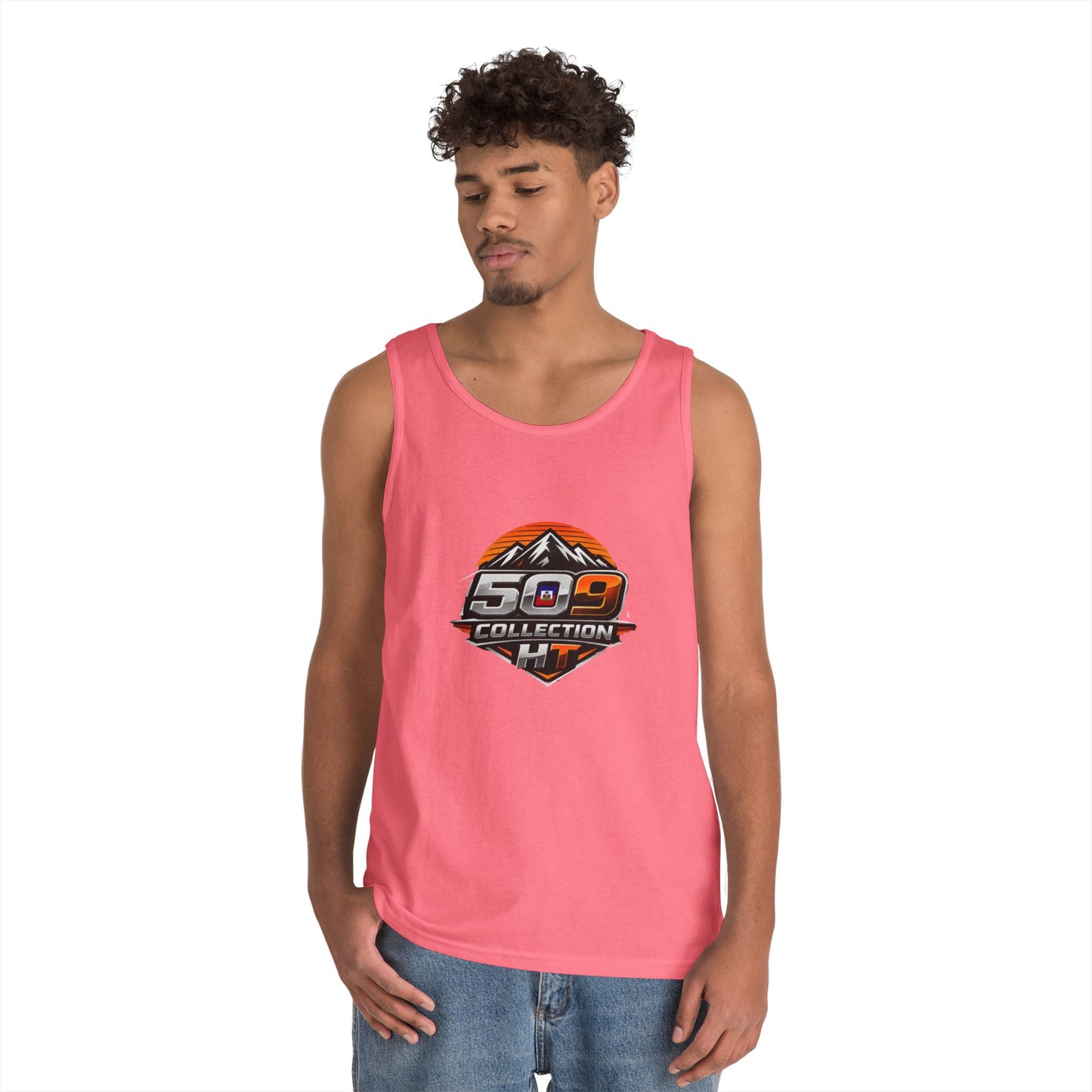 Merch Wars Product 006 Tank Top / Gildan 5200/ Size: 3000X3413 px by Glory to Lord