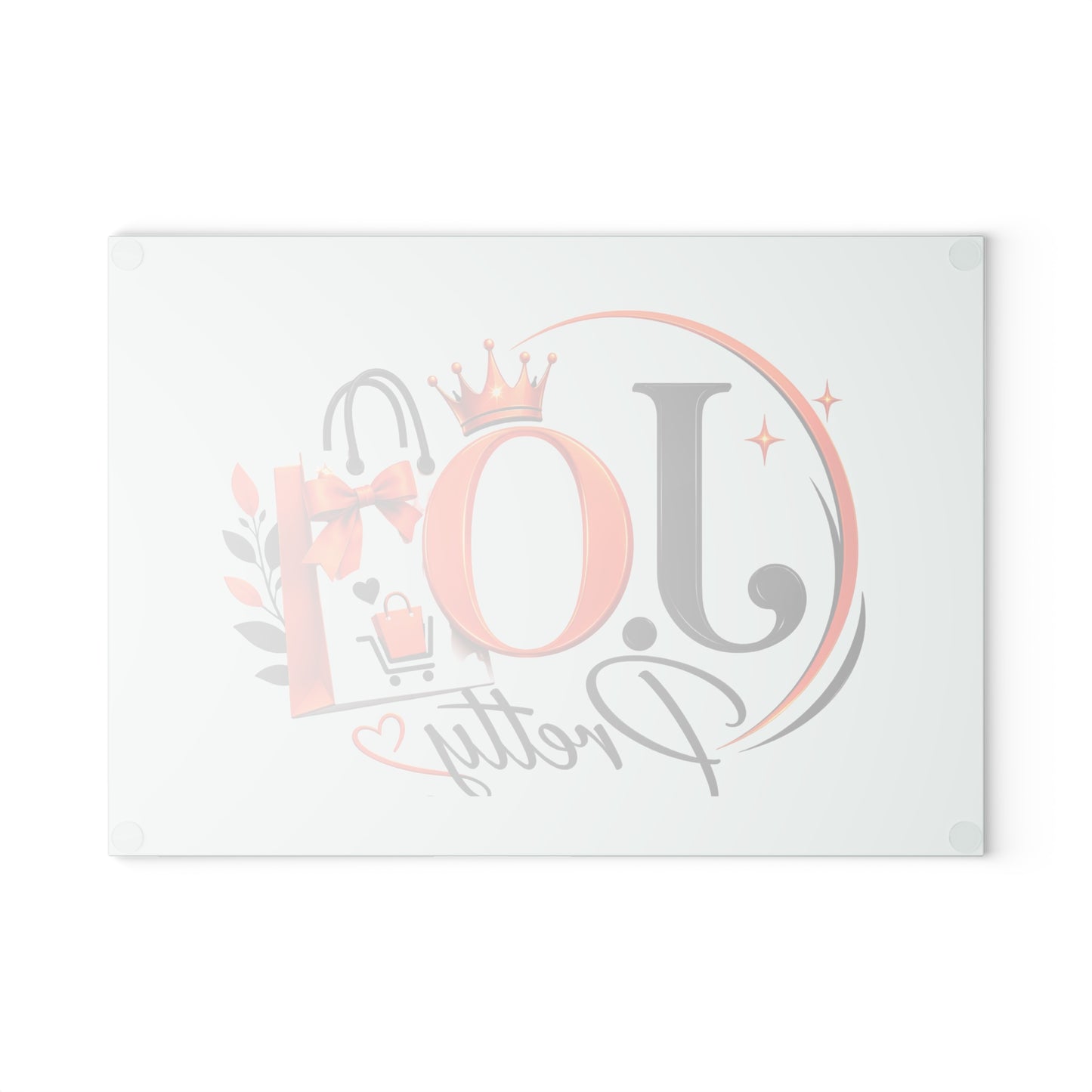 Merch Wars Product #038 : Custom Graphic Glass Cutting Board by Mme Odneus