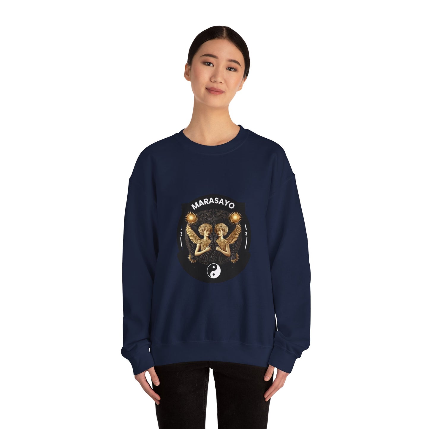 Merch Wars Product 013 Crewneck Sweatshirt/ Gildan 18000/ Size: 3852X4398 px by Marasa yo V1