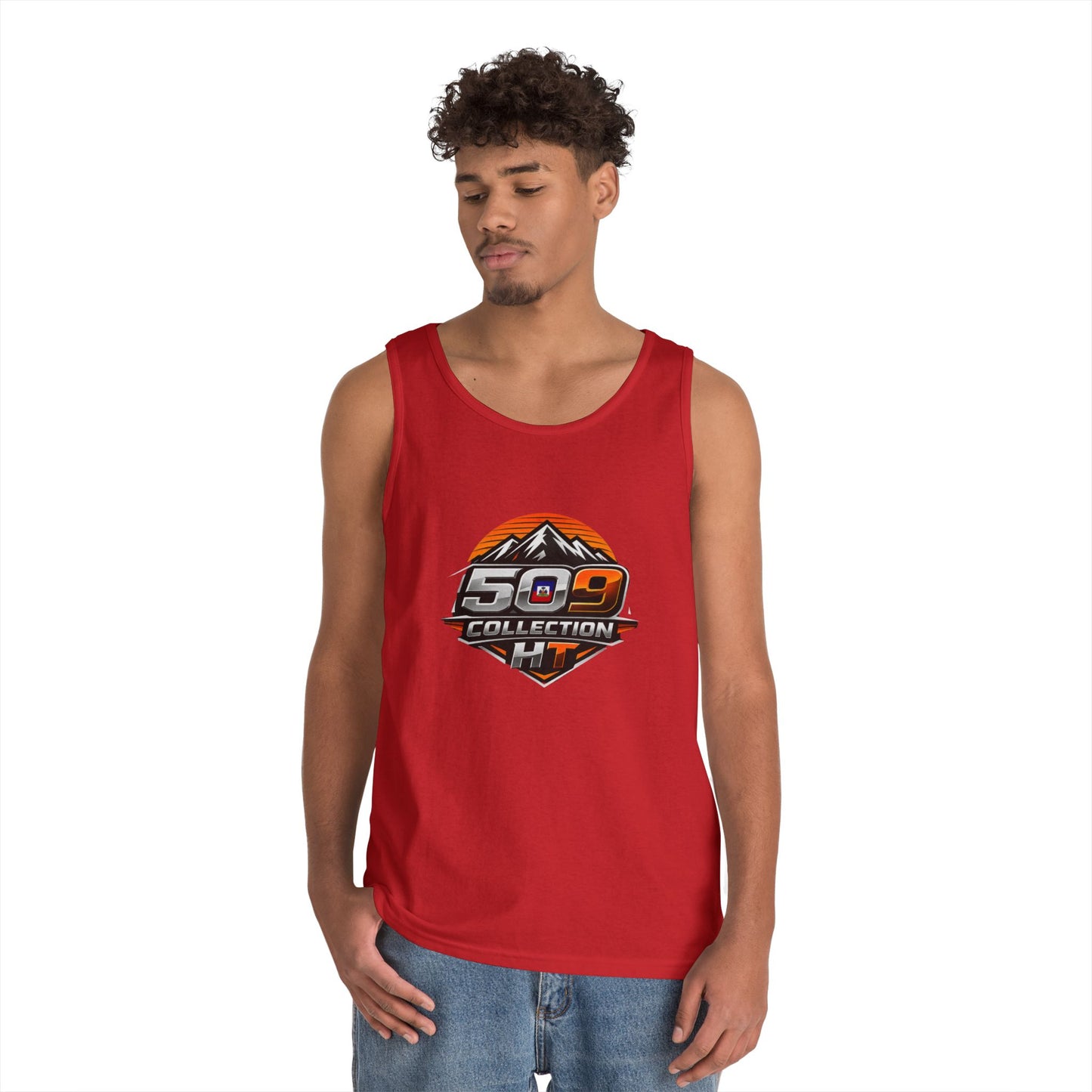 Merch Wars Product 006 Tank Top / Gildan 5200/ Size: 3000X3413 px By Glory to Lord