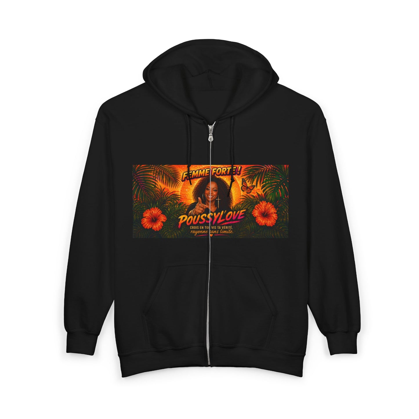 Merch Wars Product 012 Zip Hoodie Pullover/  Gildan 18600/ Size: 4500X3000 px By Poussylove