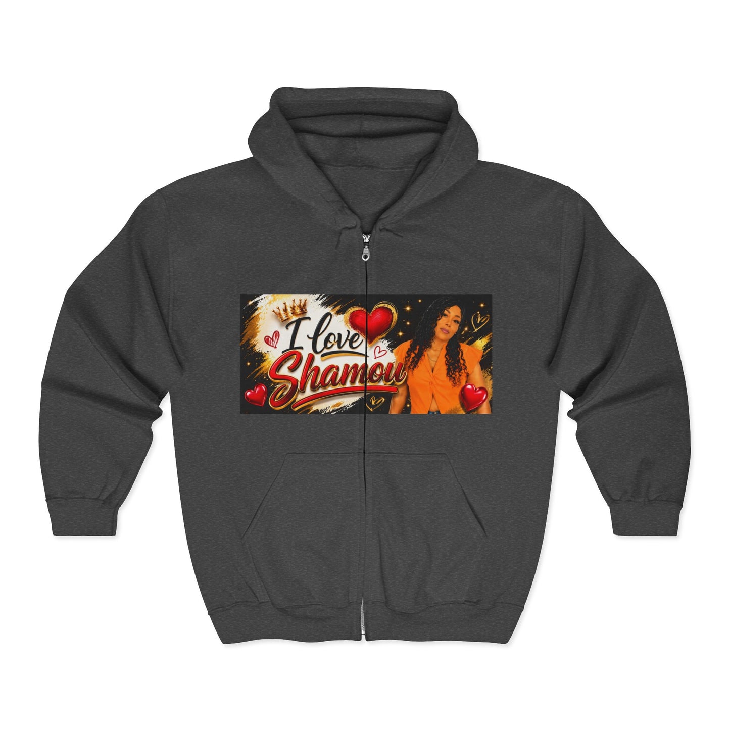 Merch Wars Product 012 Zip Hoodie Pullover/  Gildan 18600/ Size: 4500X3000 px by Shamou