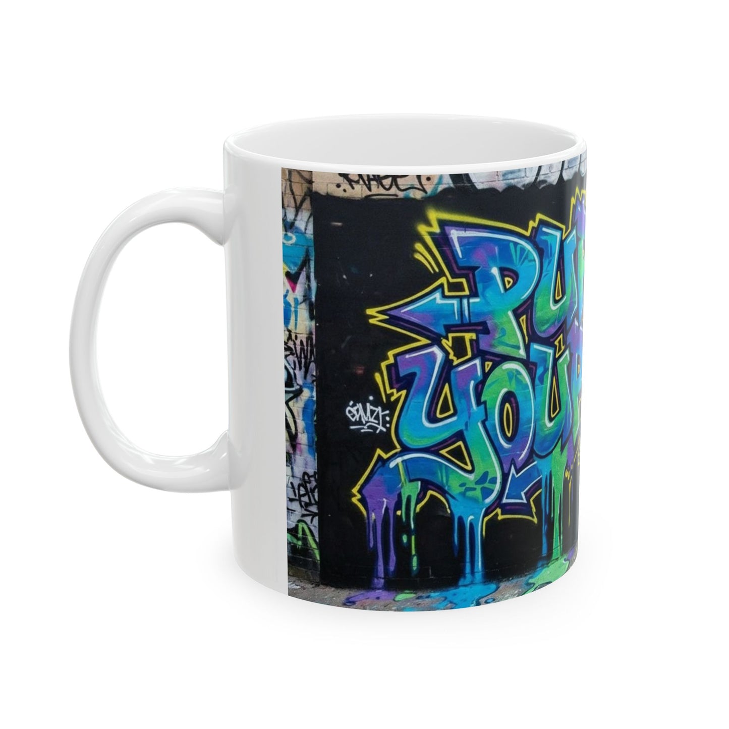 Merch Wars Product 004 : Ceramic Mug/ Ceramic Mug 11 oz or 15 oz/ size: 2475X1155 px V2  by DEENDRIP