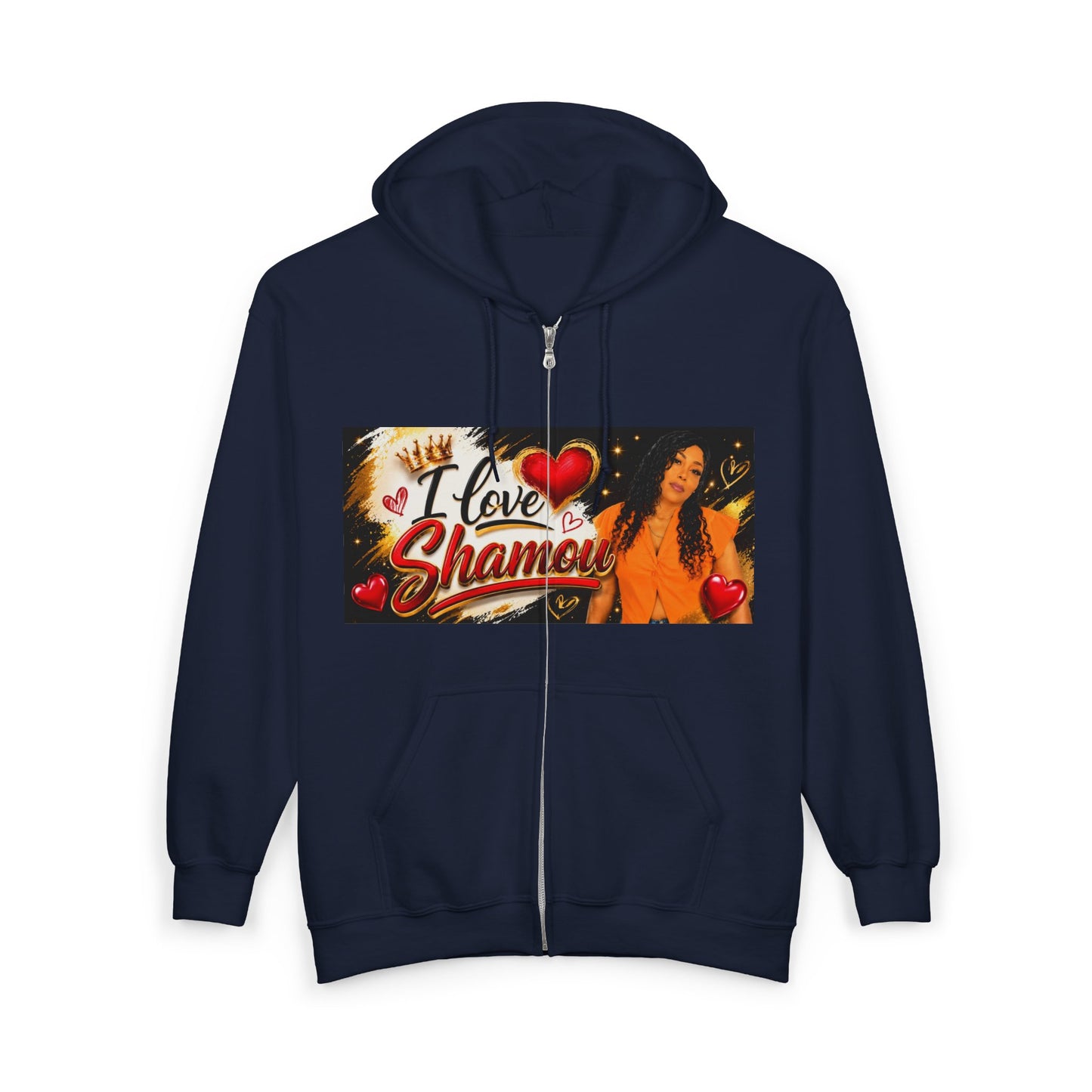 Merch Wars Product 012 Zip Hoodie Pullover/  Gildan 18600/ Size: 4500X3000 px by Shamou