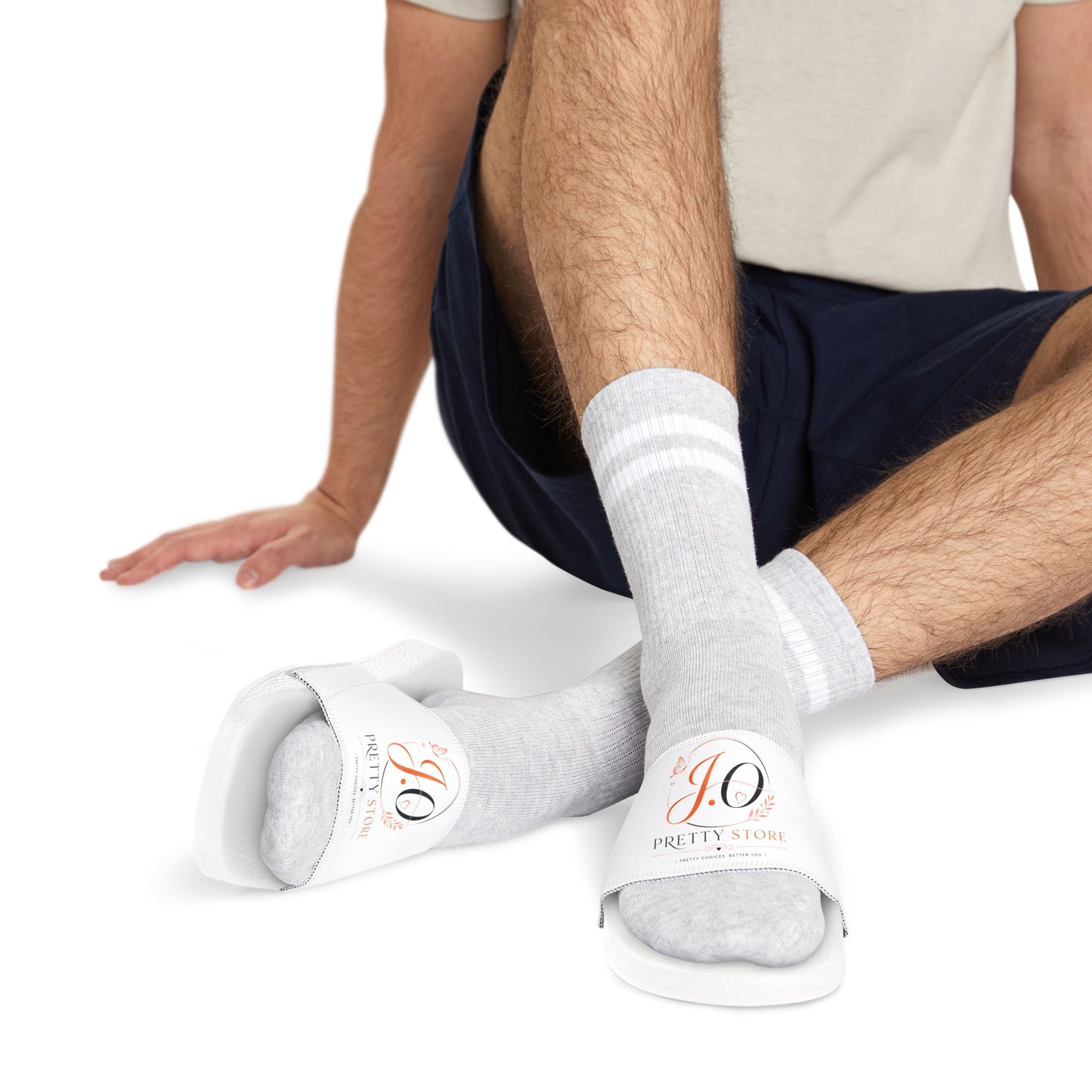 Merch Wars Product 003 : Men's Removable-Strap Slide Sandals V2 — By Mme Odneus